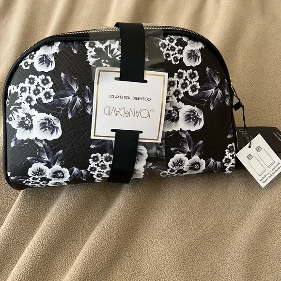 Sold ❤️Gift idea❤️JOAN&DAVID 3 pieces done cosmetic set floral brand - Picture 6 of 7